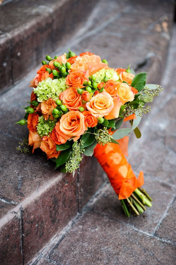 Orange Wedding Flowers
 Orange Wedding Flowers Wedding Ideas by Colour