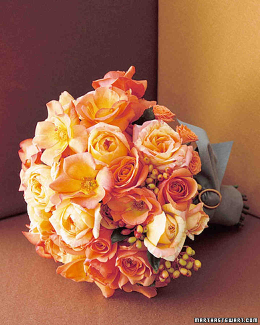Orange Wedding Flowers
 Orange Wedding Bouquets