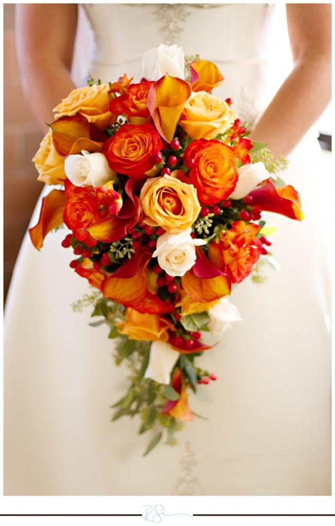 Orange Wedding Flowers
 Orange Bouquets For Weddings