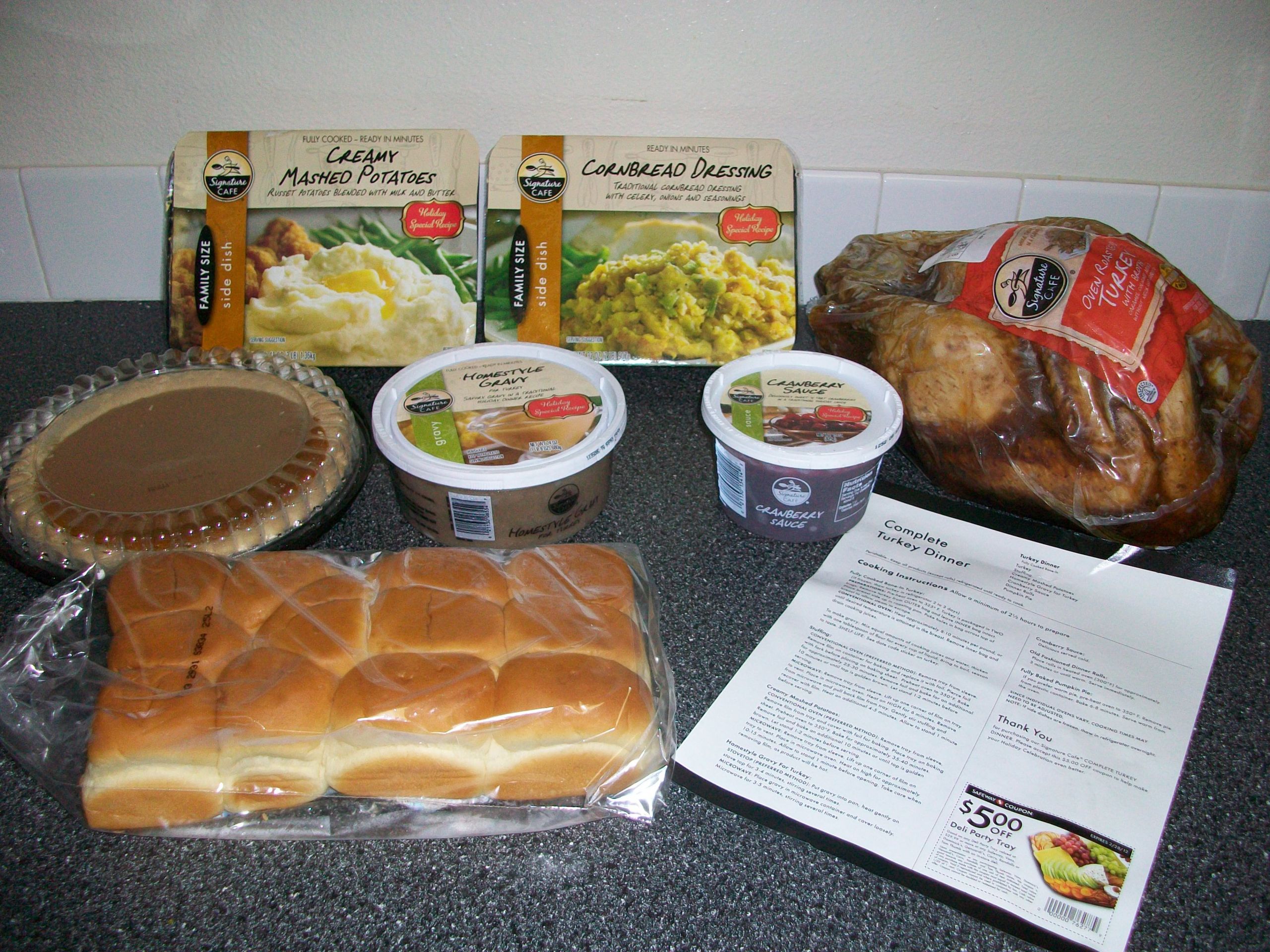 Order Thanksgiving Dinner Safeway
 Safeway $39 99 Turkey Dinner Review