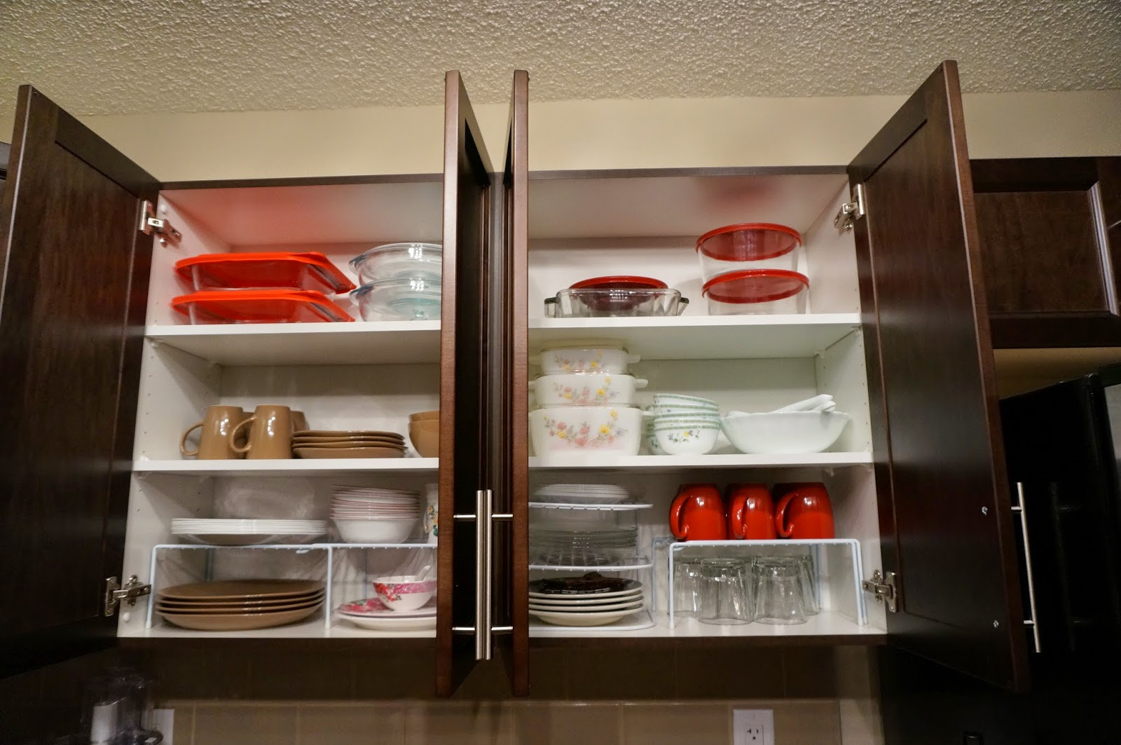 Organize Kitchen Cabinets
 We Love Cozy Homes How to Organize Kitchen Cabinet Shelves