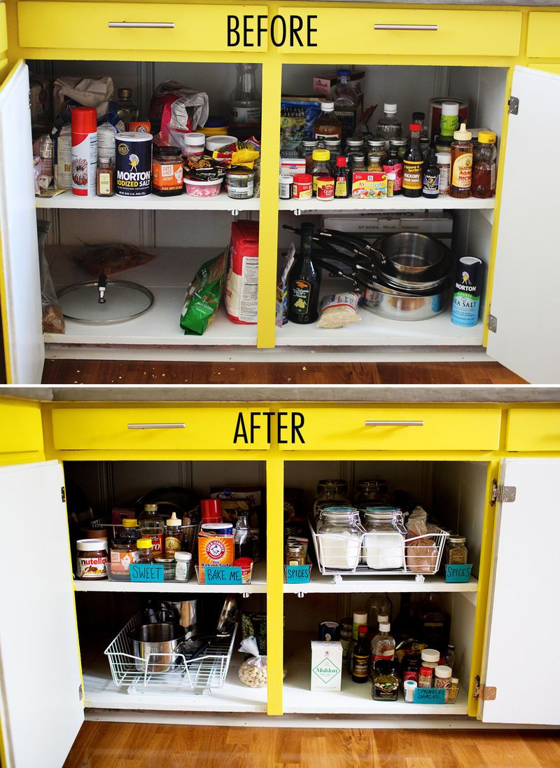 Organize Kitchen Cabinets
 Get Organized Kitchen Cabinets – A Beautiful Mess
