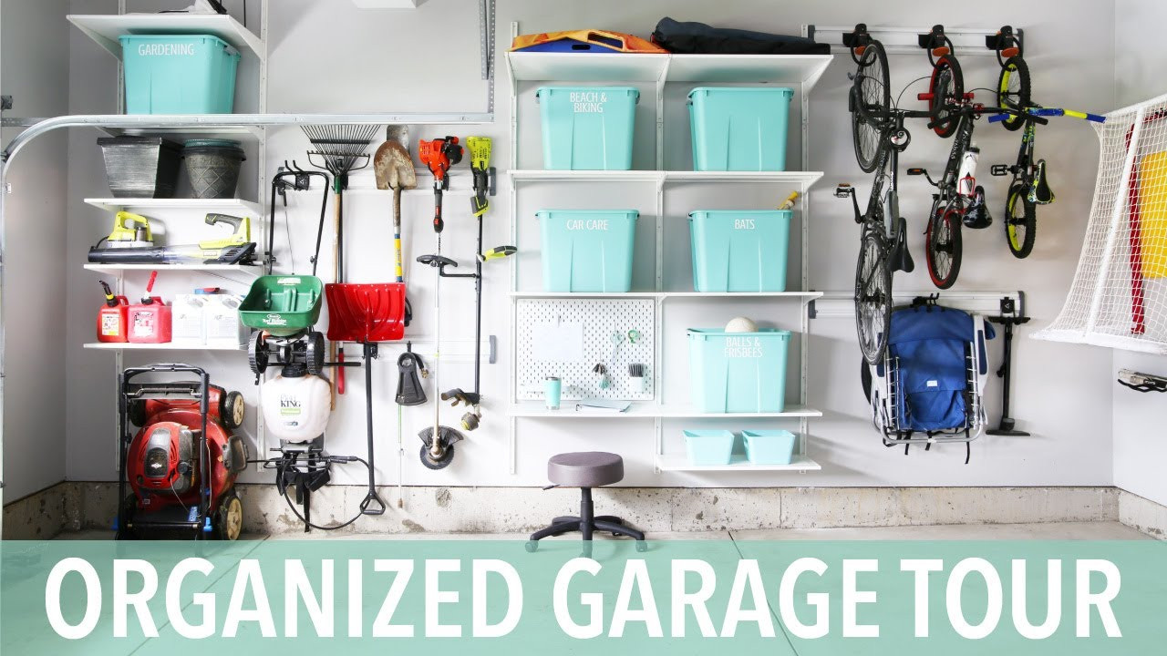 Organizing Garage Ideas
 Garage Organization Ideas and Organized Garage Tour