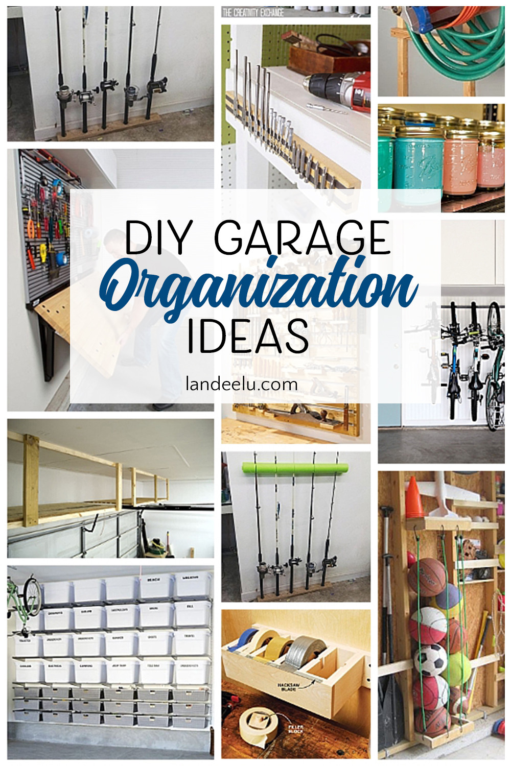 Organizing Garage Ideas
 Awesome DIY Garage Organization Ideas landeelu