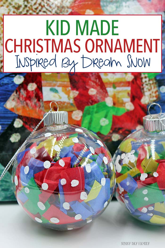 Ornament Crafts For Kids
 Dream Snow Christmas Ornament for Kids to Make