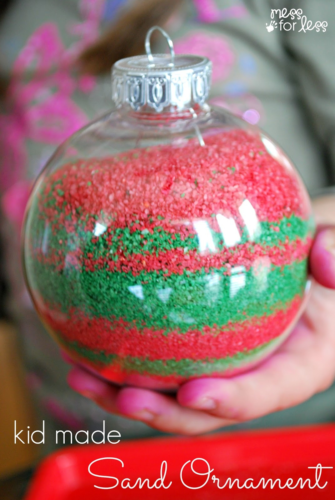 Ornament Crafts For Kids
 Kids Homemade Christmas Ornaments Mess for Less