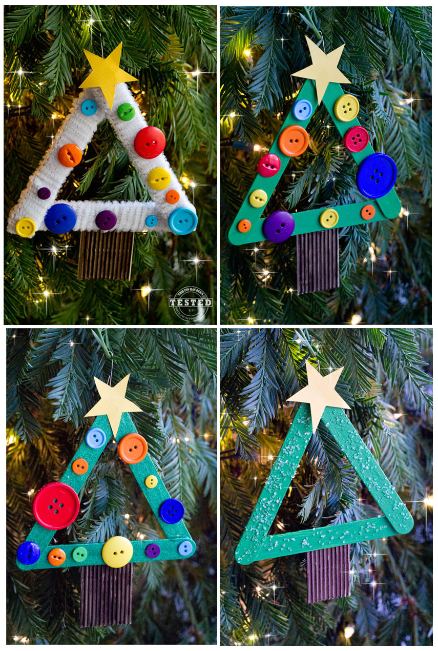 Ornament Crafts For Kids
 DIY Kids Christmas Tree Ornament TGIF This Grandma is Fun