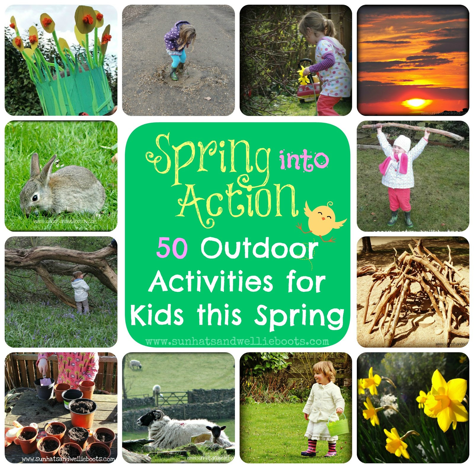 Outdoor Activities For Kids
 Sun Hats & Wellie Boots 50 Outdoor Activities for Kids