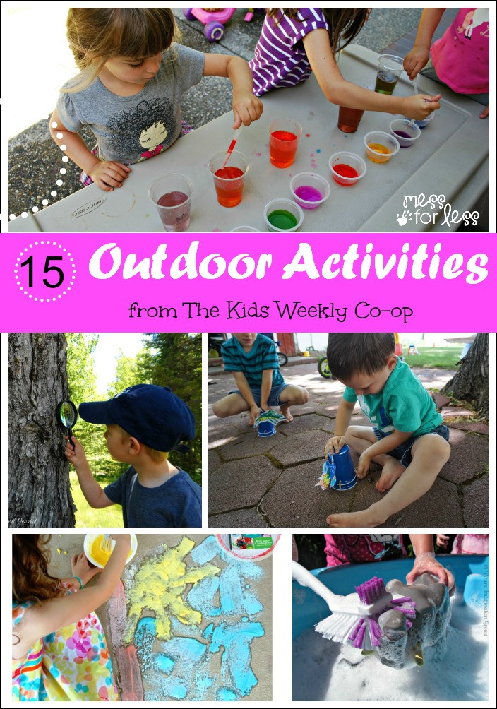 Outdoor Activities For Kids
 15 Outdoor Activities The Kids Weekly Co Op Mess for Less