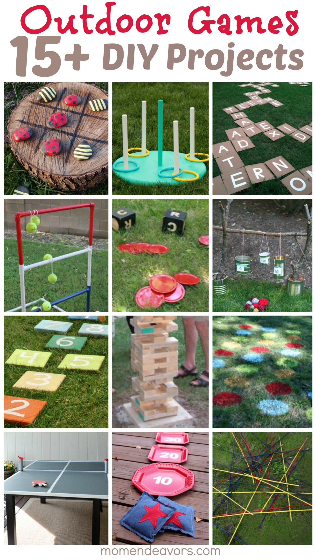 Outdoor Activities For Kids
 DIY Outdoor Games – 15 Awesome Project Ideas for Backyard