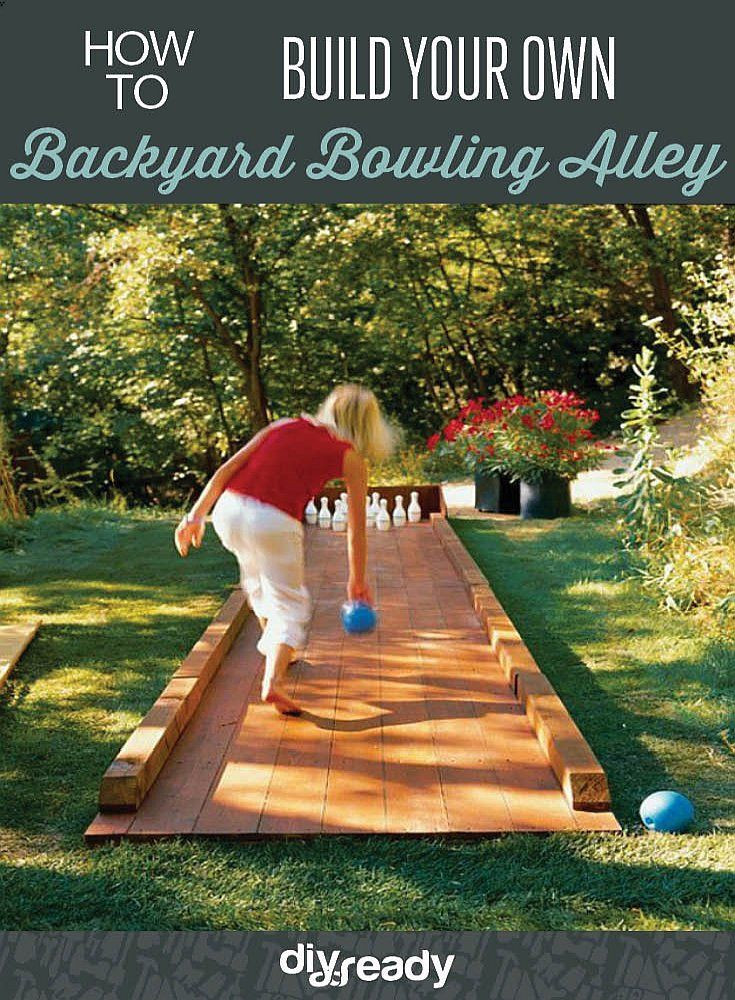 Outdoor Bowling Alley DIY
 Setting Up Your Own Backyard Bowling Alley