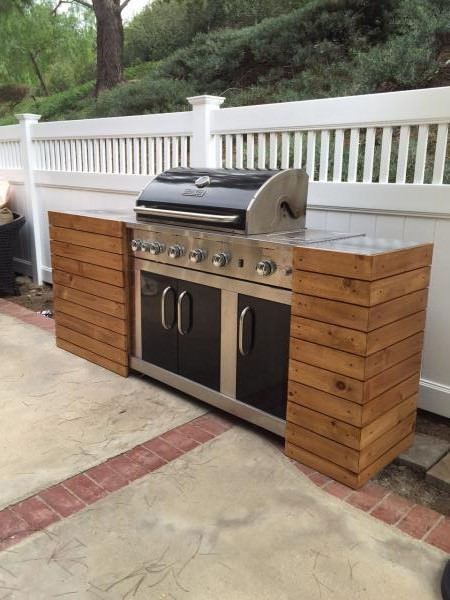 Outdoor Cabinet DIY
 DIY Outdoor Grill Stations & Kitchens • The Garden Glove