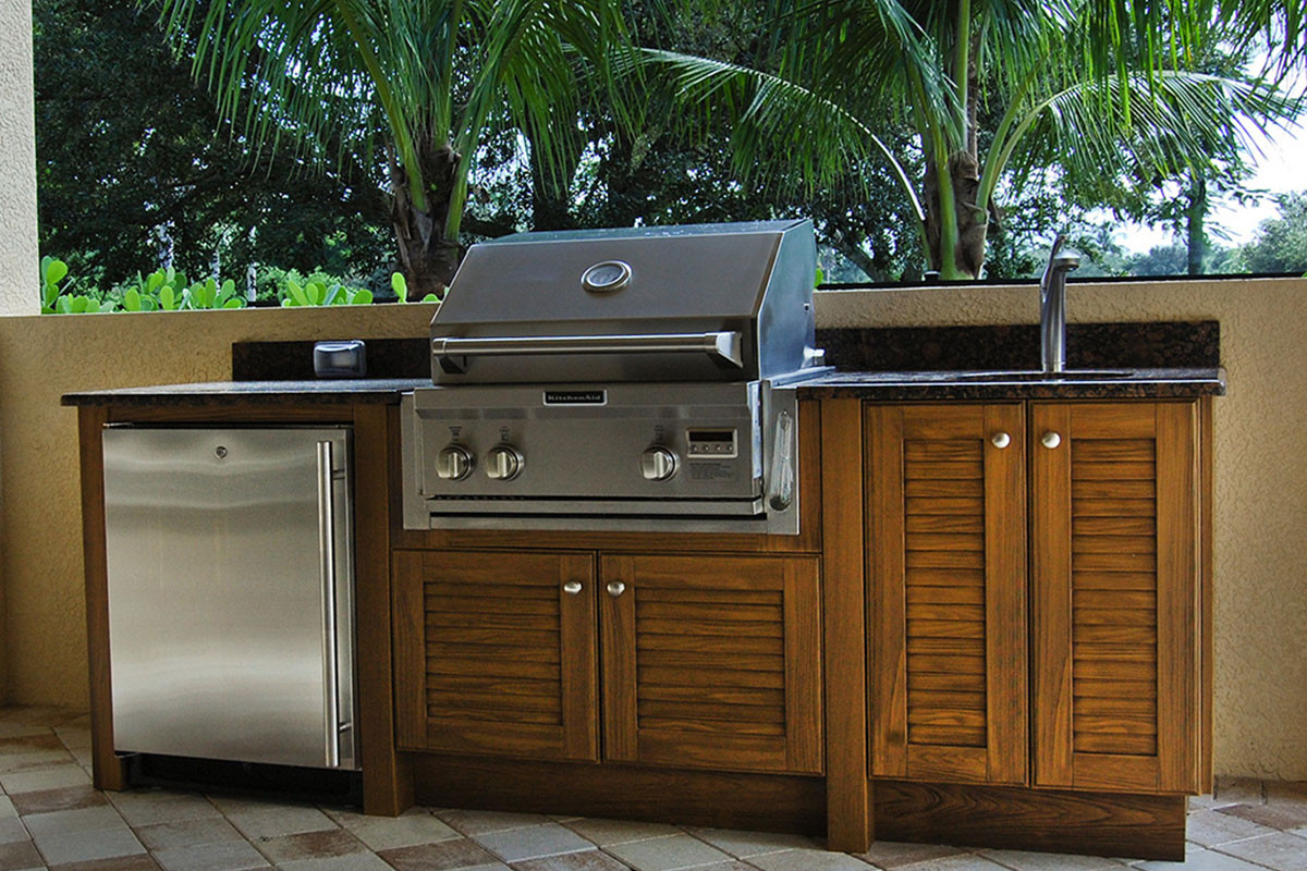 Outdoor Cabinets Kitchen
 Best Weatherproof Outdoor Summer Kitchen Cabinets in