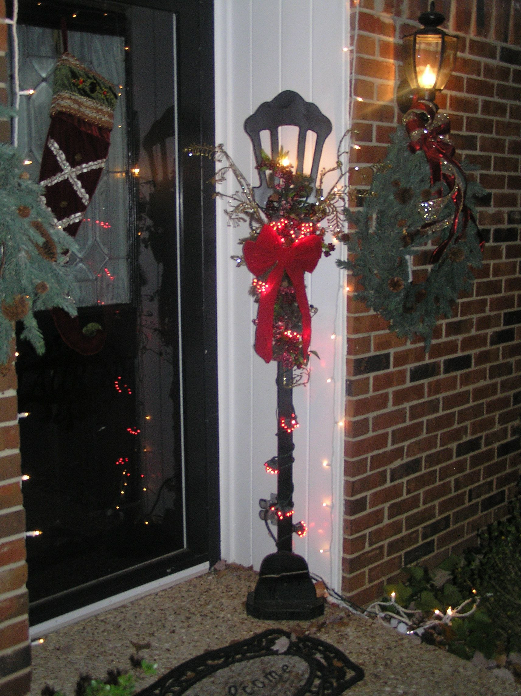 Outdoor Christmas Lamp Post
 Christmas Lamp Post With images