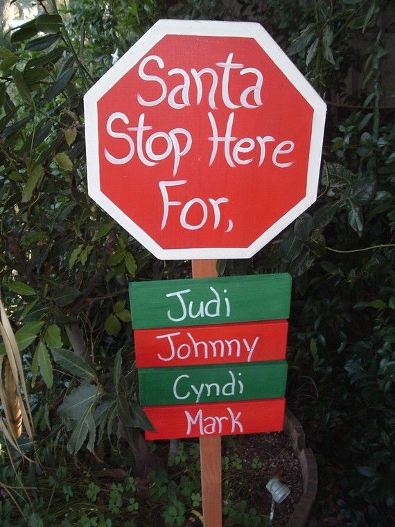 Outdoor Christmas Signs
 13 best yard stakes images on Pinterest