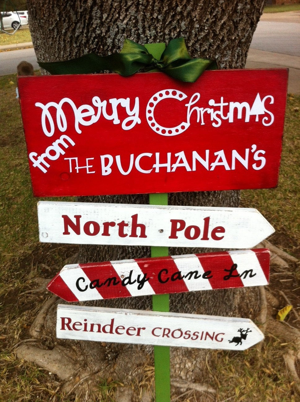 Outdoor Christmas Signs
 Merry Christmas yard sign