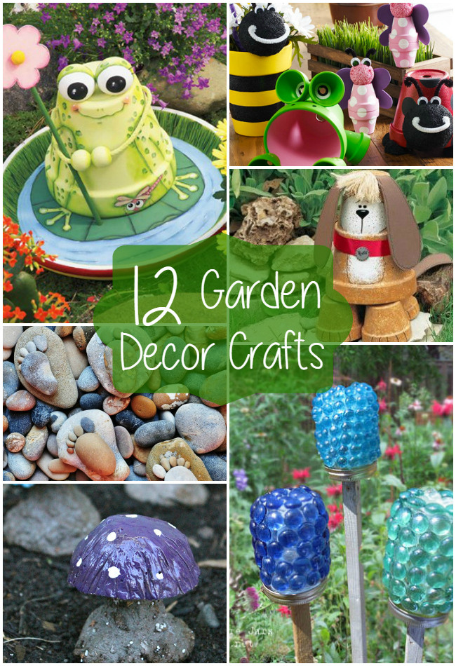 Outdoor Craft Ideas
 12 Garden Decor Crafts