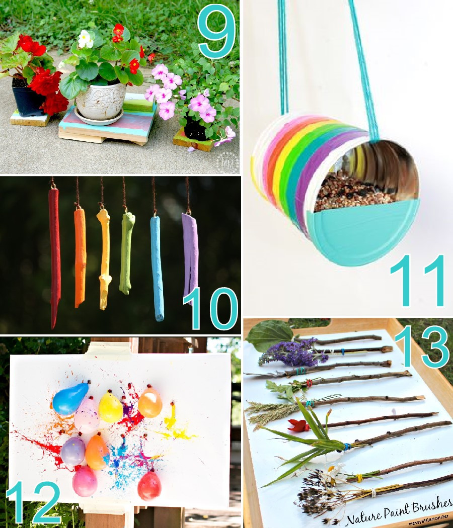 Outdoor Craft Ideas
 20 Fun Outdoor Craft Ideas for Kids The Scrap Shoppe