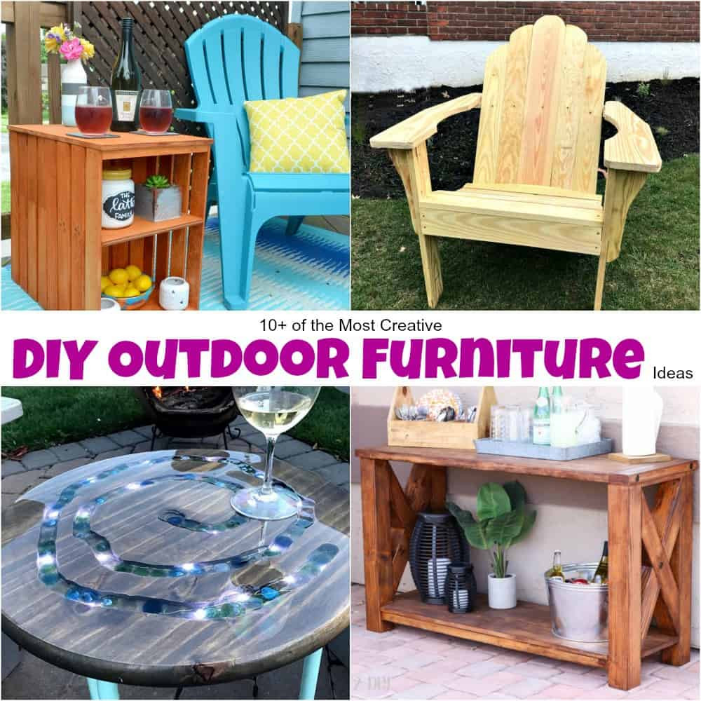 Outdoor Furniture DIY
 10 of the Most Creative DIY Outdoor Furniture Ideas