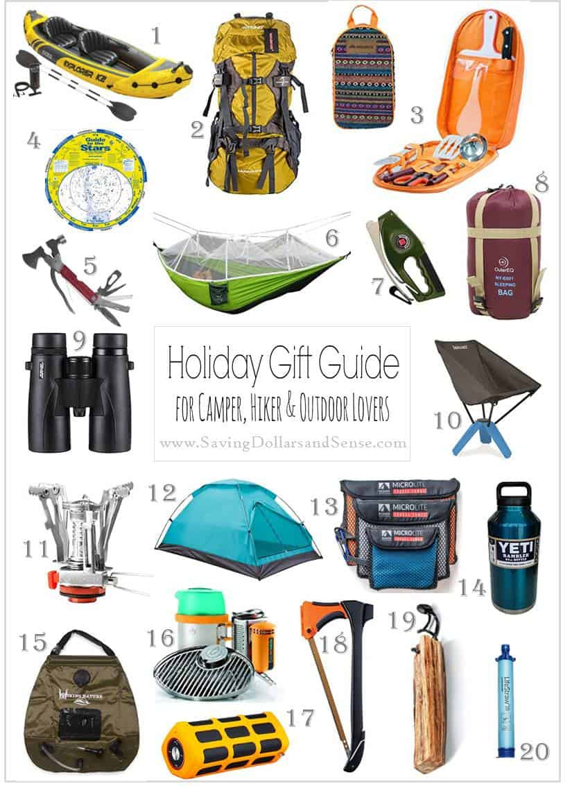 Outdoor Gift Ideas For Boys
 Holiday Gift Guide for Campers Hikers and Outdoors Lovers
