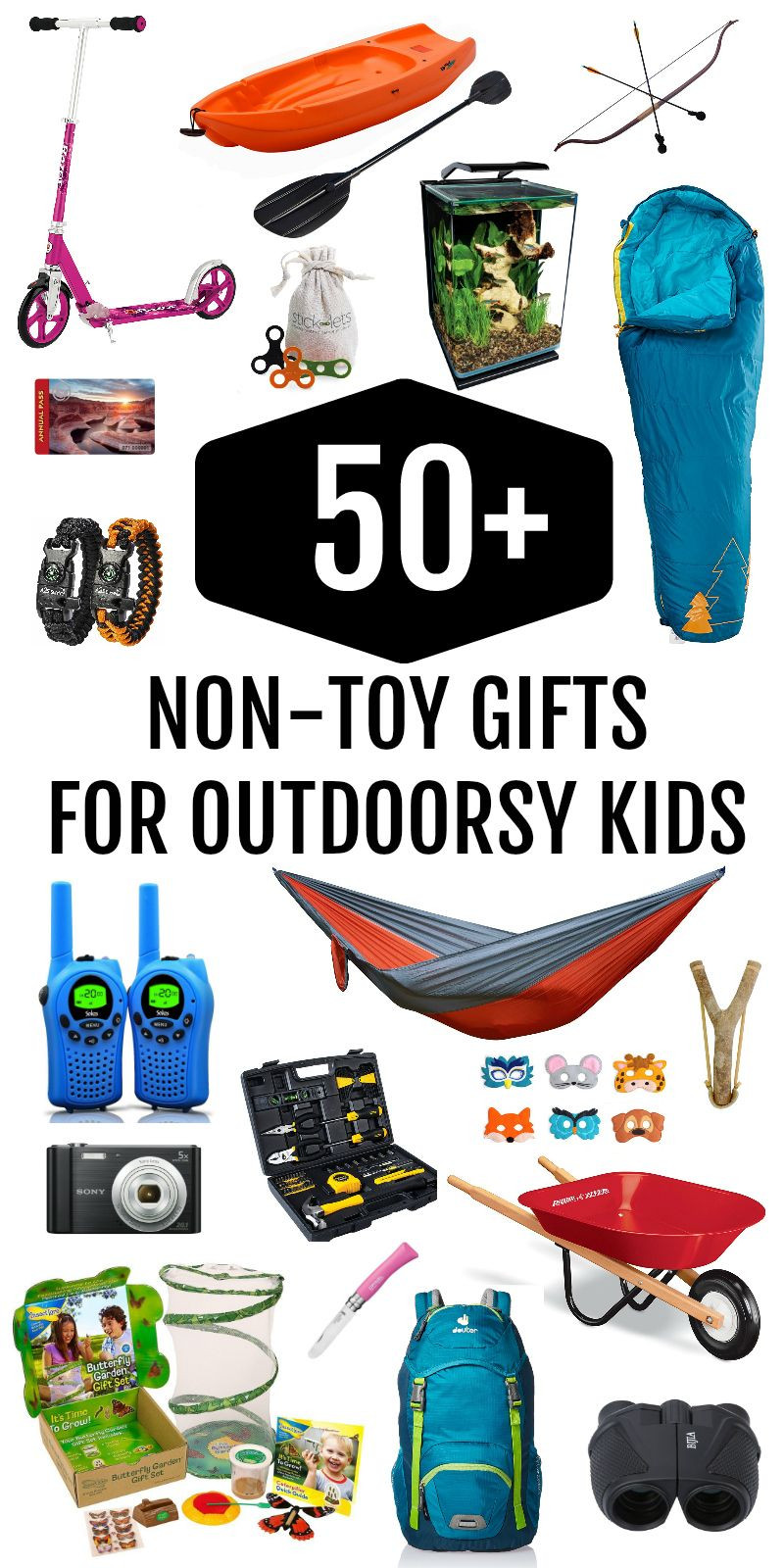 Outdoor Gift Ideas For Boys
 The Ultimate Non Toy Gift Guide for Outdoorsy Kids