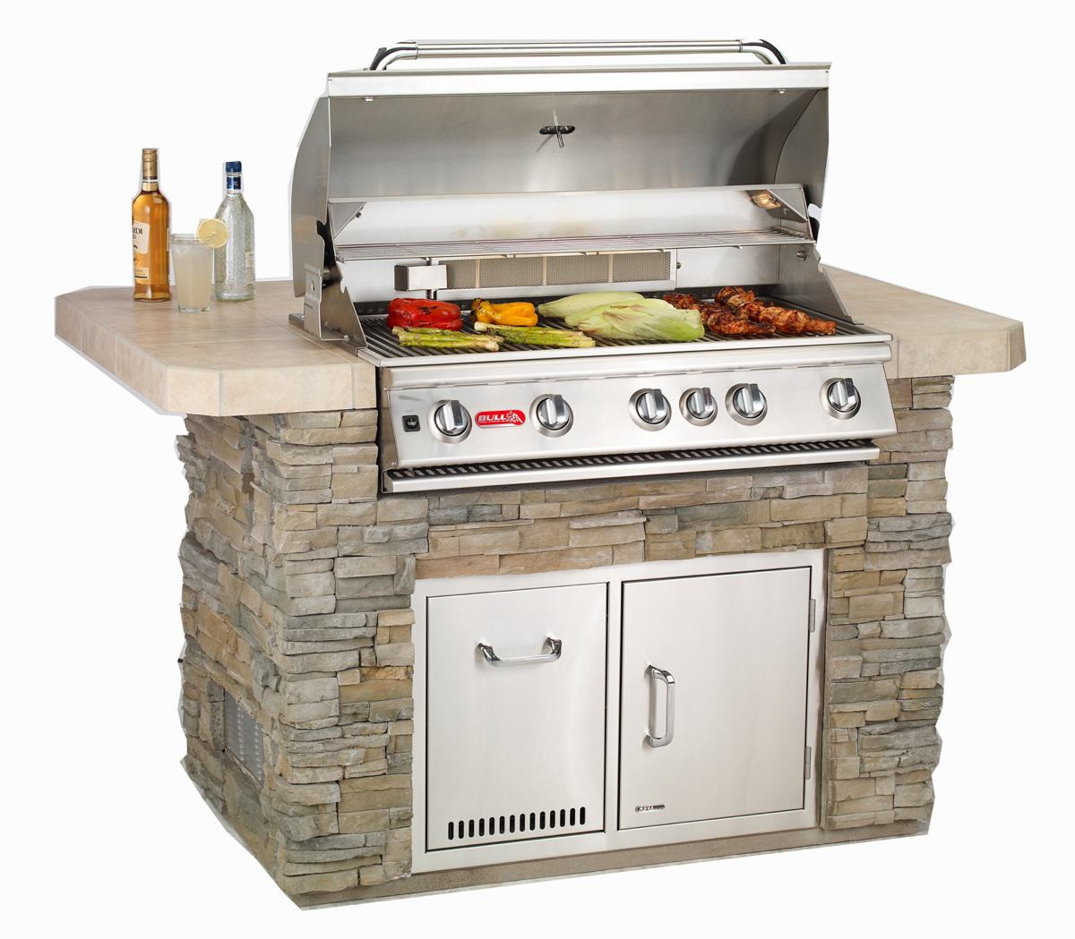 Outdoor Grill Kitchen
 Amazon Bull Outdoor Products BBQ Brahma 90