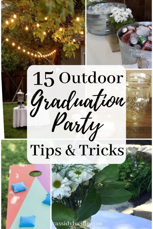 Outdoor High School Graduation Party Ideas
 15 Outdoor Graduation Party Ideas Every Grad Needs To Know