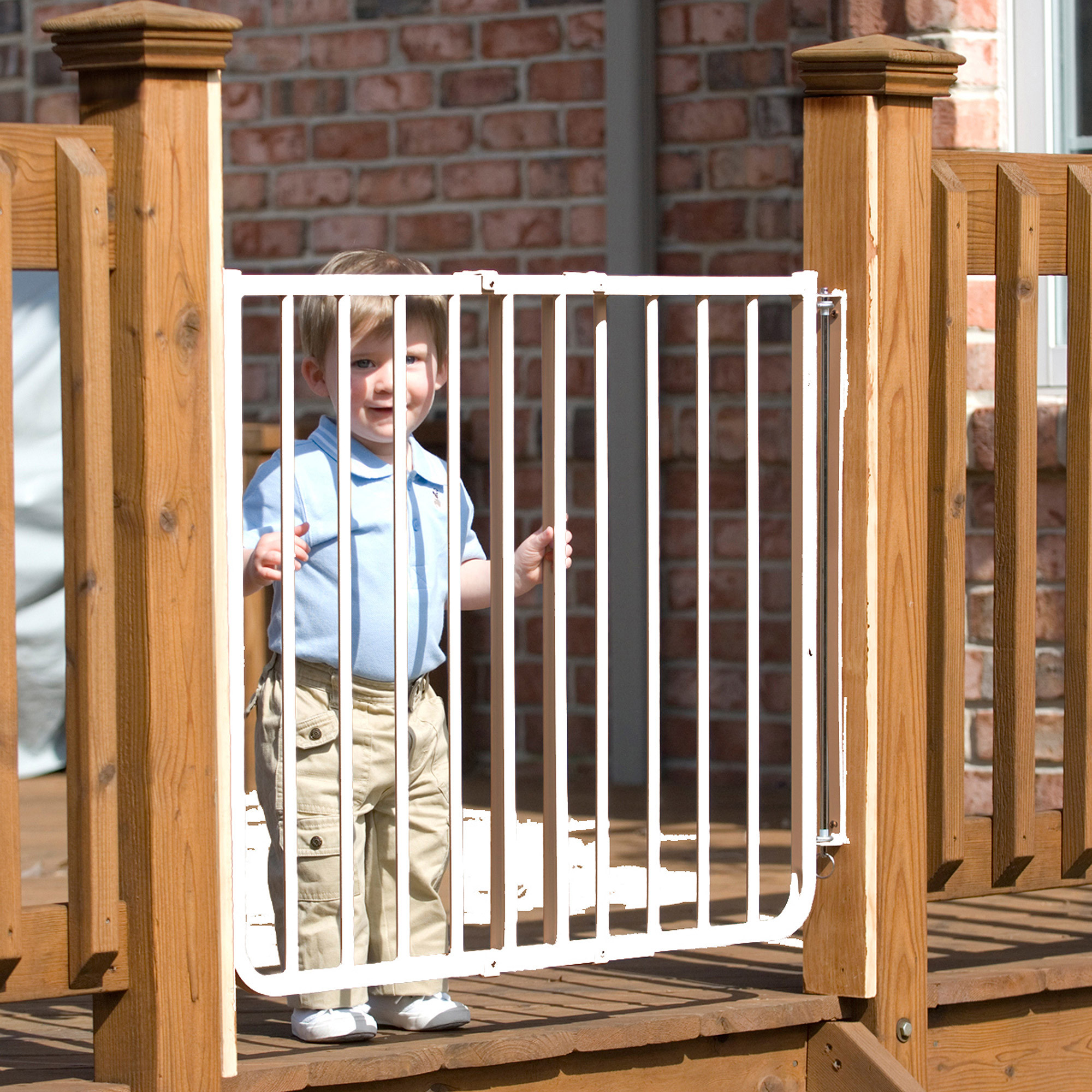 Outdoor Kids Gate
 Cardinal Gates Stairway Special Outdoor Child Safety Gate