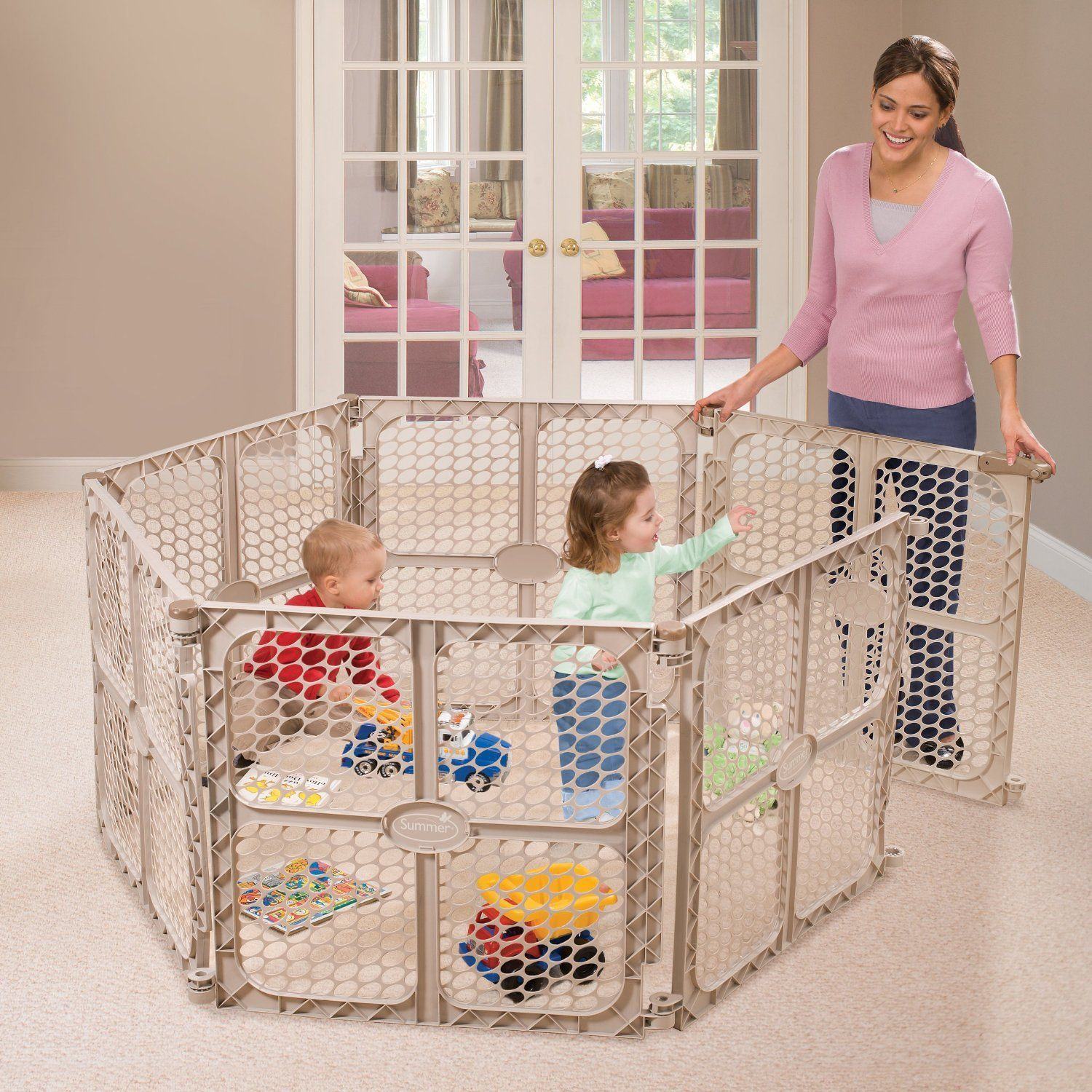 Outdoor Kids Gate
 he Summer Infant Secure Surround gate is a convenient way