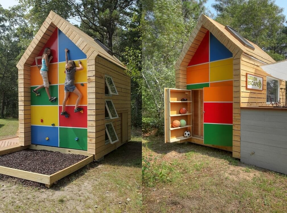 Outdoor Kids Playhouse
 These Kids Playhouses Are Perfect for the Backyard