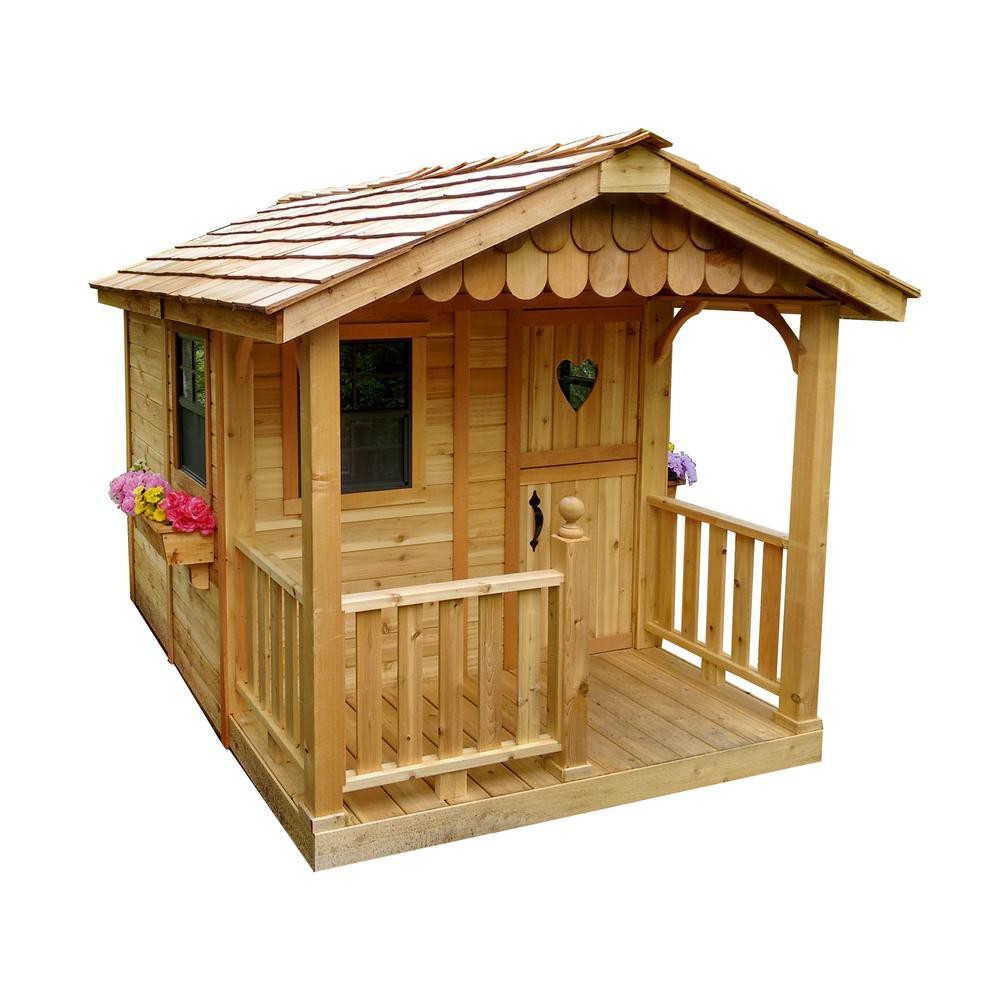 Outdoor Kids Playhouse
 Outdoor Living Today 6 ft x 9 ft Sunflower Playhouse