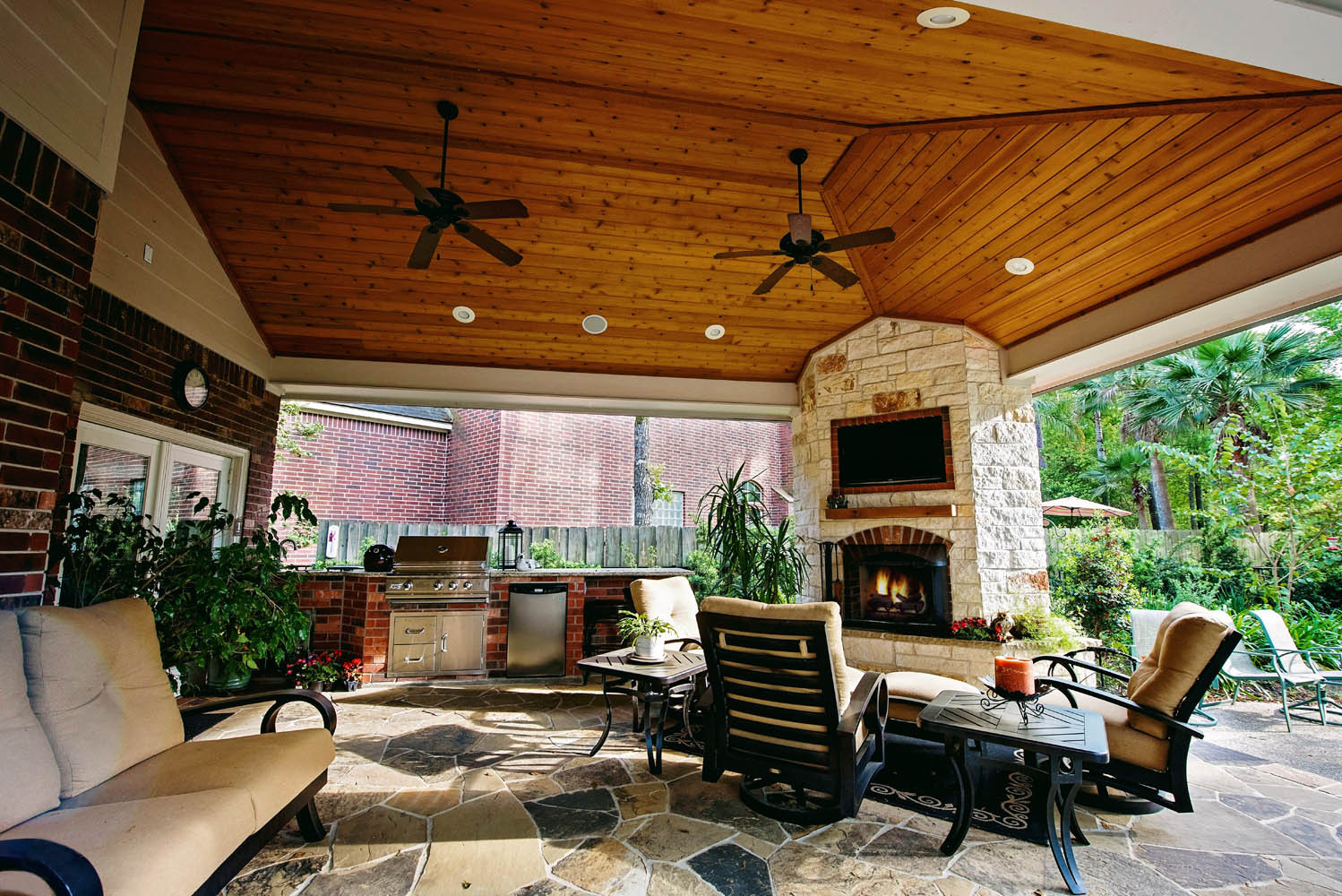 Outdoor Kitchen And Fireplace
 Houston Outdoor kitchens Spring s