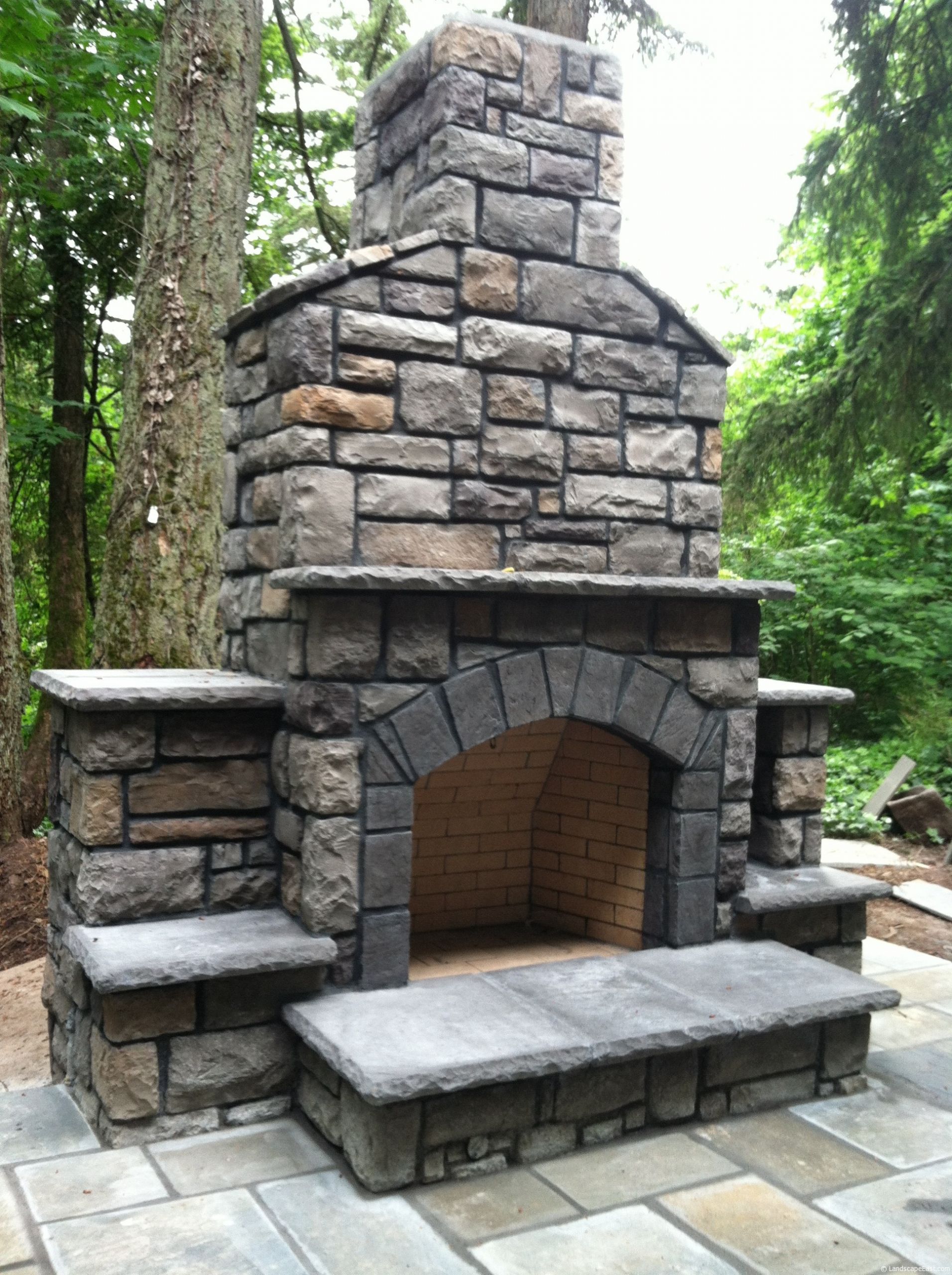 Outdoor Kitchen And Fireplace
 7 Outdoor Hearths Perfect for Portland Landscaping