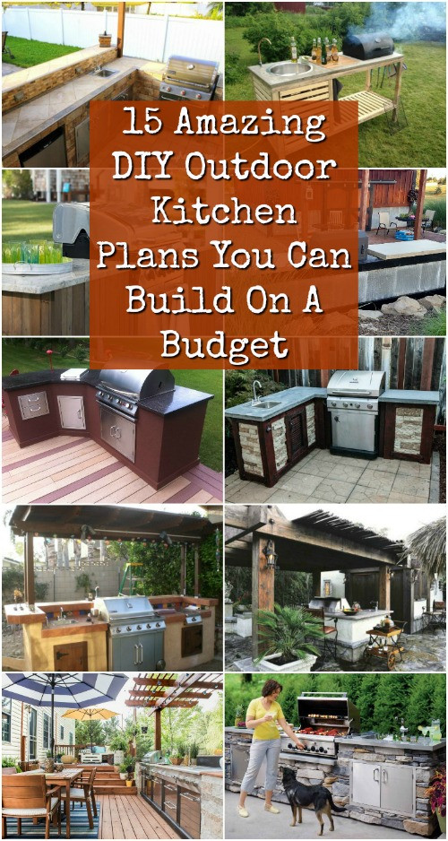 Outdoor Kitchen Designs DIY
 15 Amazing DIY Outdoor Kitchen Plans You Can Build A