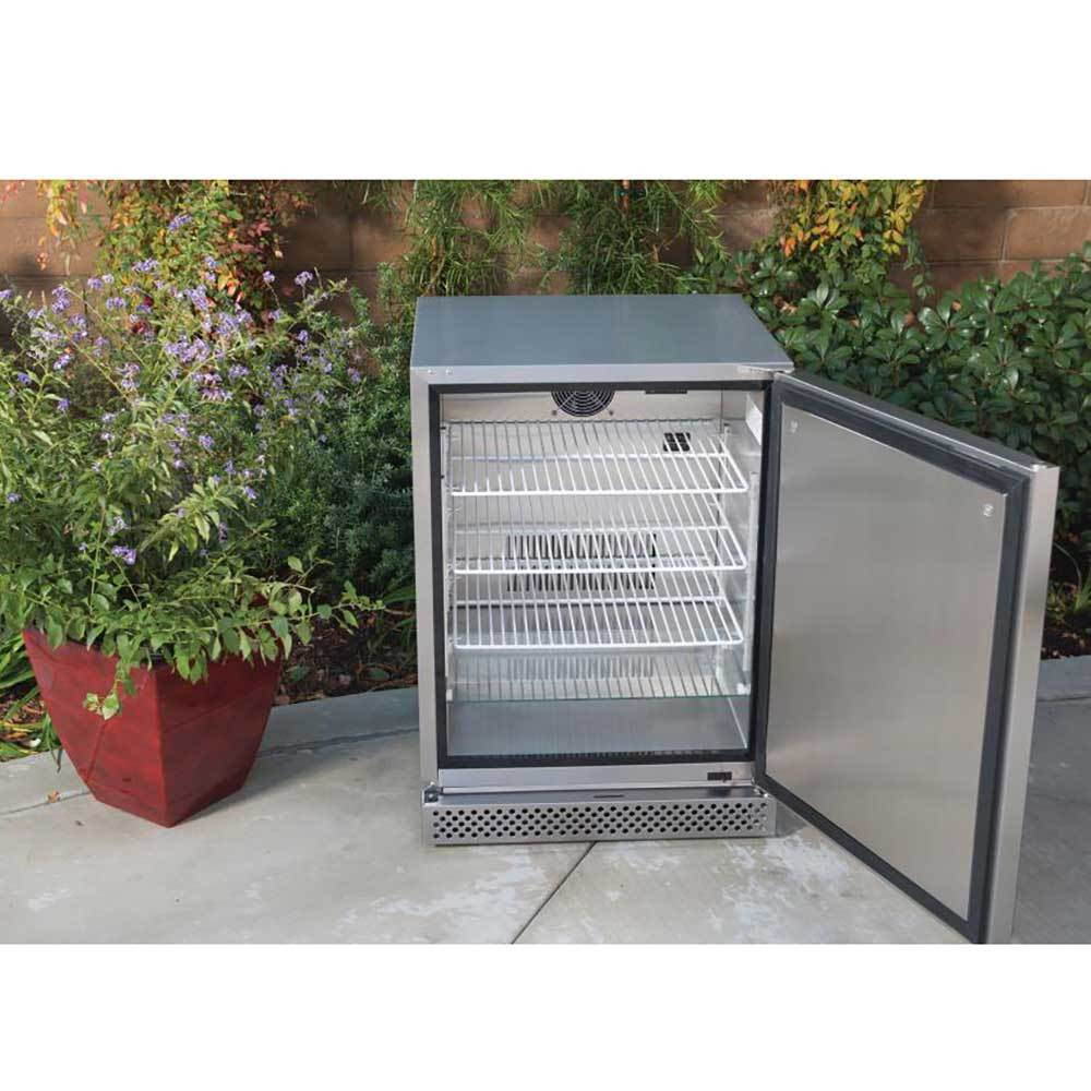 Outdoor Kitchen Fridge
 Bull Premium Stainless Steel Outdoor 24" Kitchen