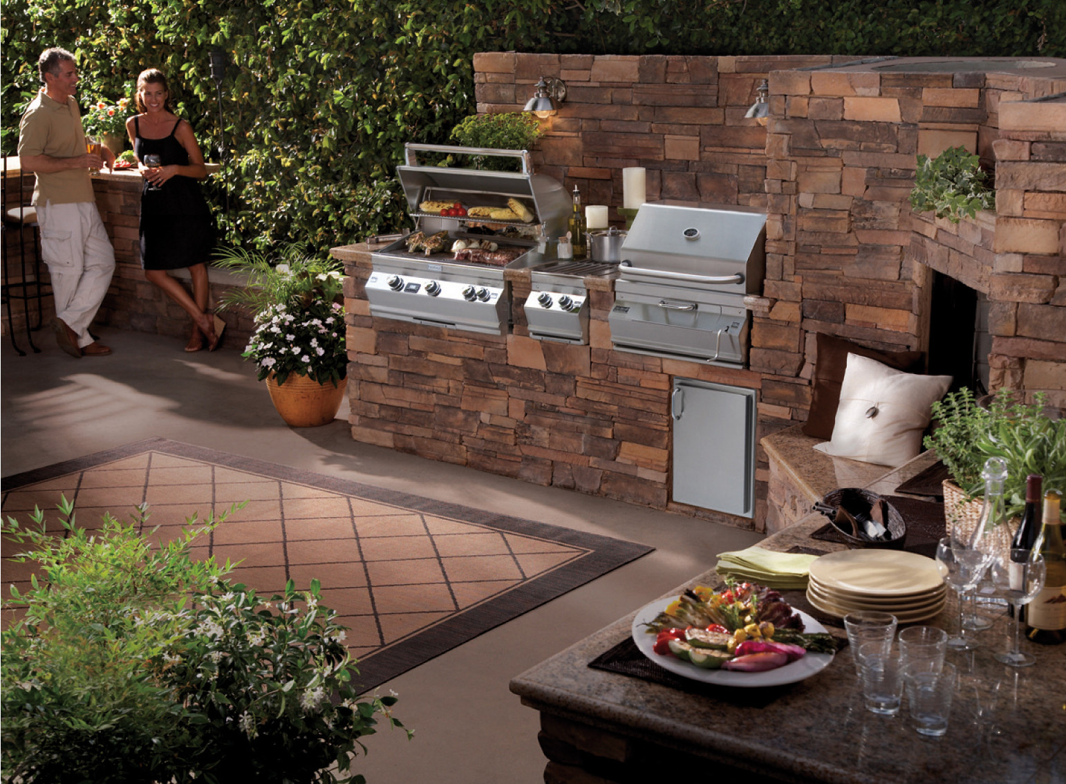 Outdoor Kitchen Grills
 Ultimate Outdoor Kitchens Cook Dine Entertain Al Fresco