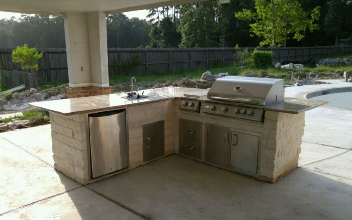 Outdoor Kitchen Island
 Outdoor Kitchen Island Houston TX