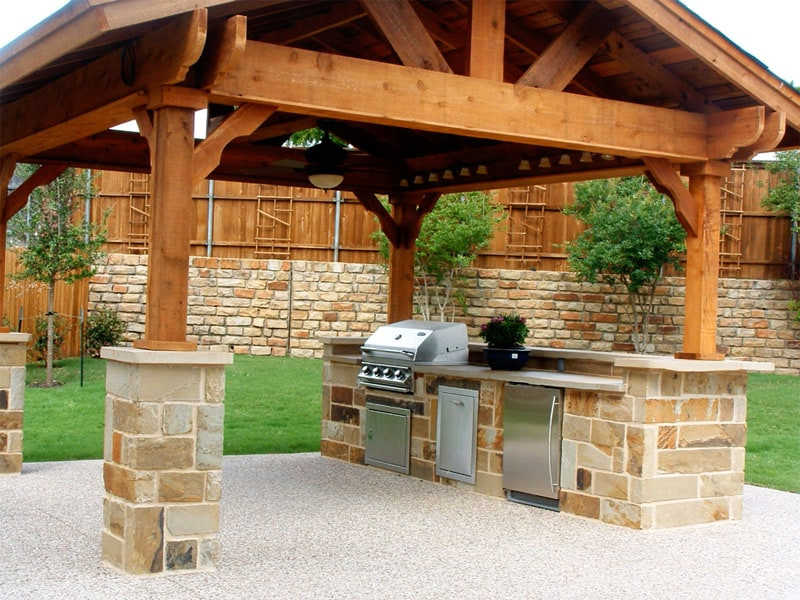 Outdoor Kitchen Pergola
 40 Modern Pergola Designs and Outdoor Kitchen Ideas