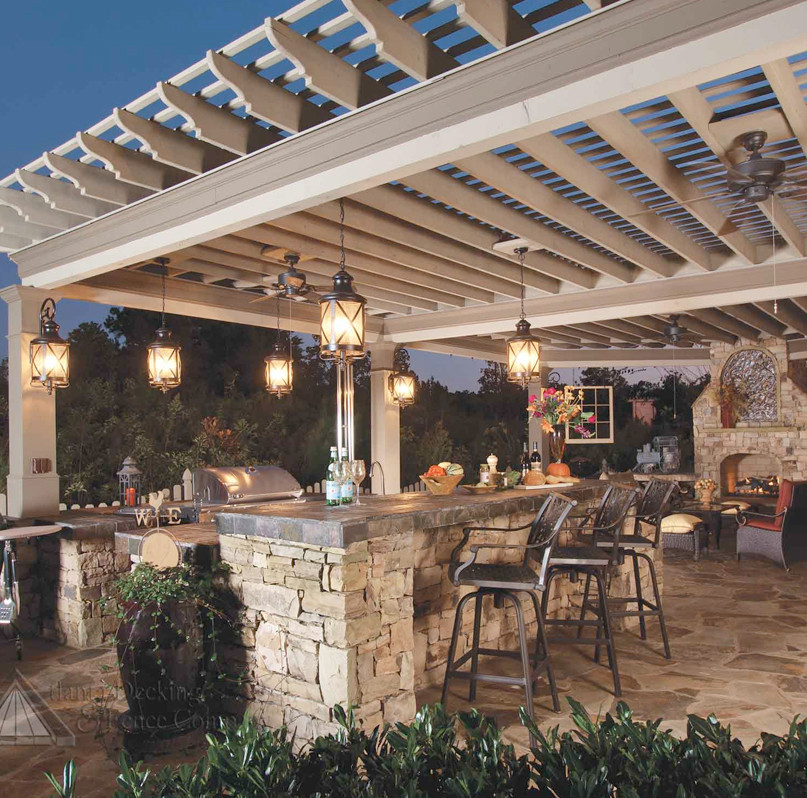 Outdoor Kitchen Pergola
 Custom Pergolas West Palm Beach