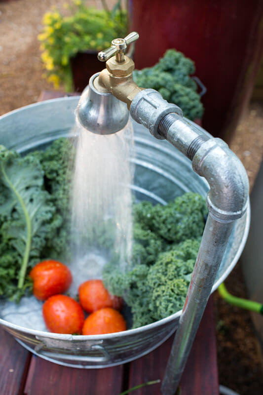 Outdoor Kitchen Sinks And Faucets
 How to Build an Outdoor Sink Bonnie Plants