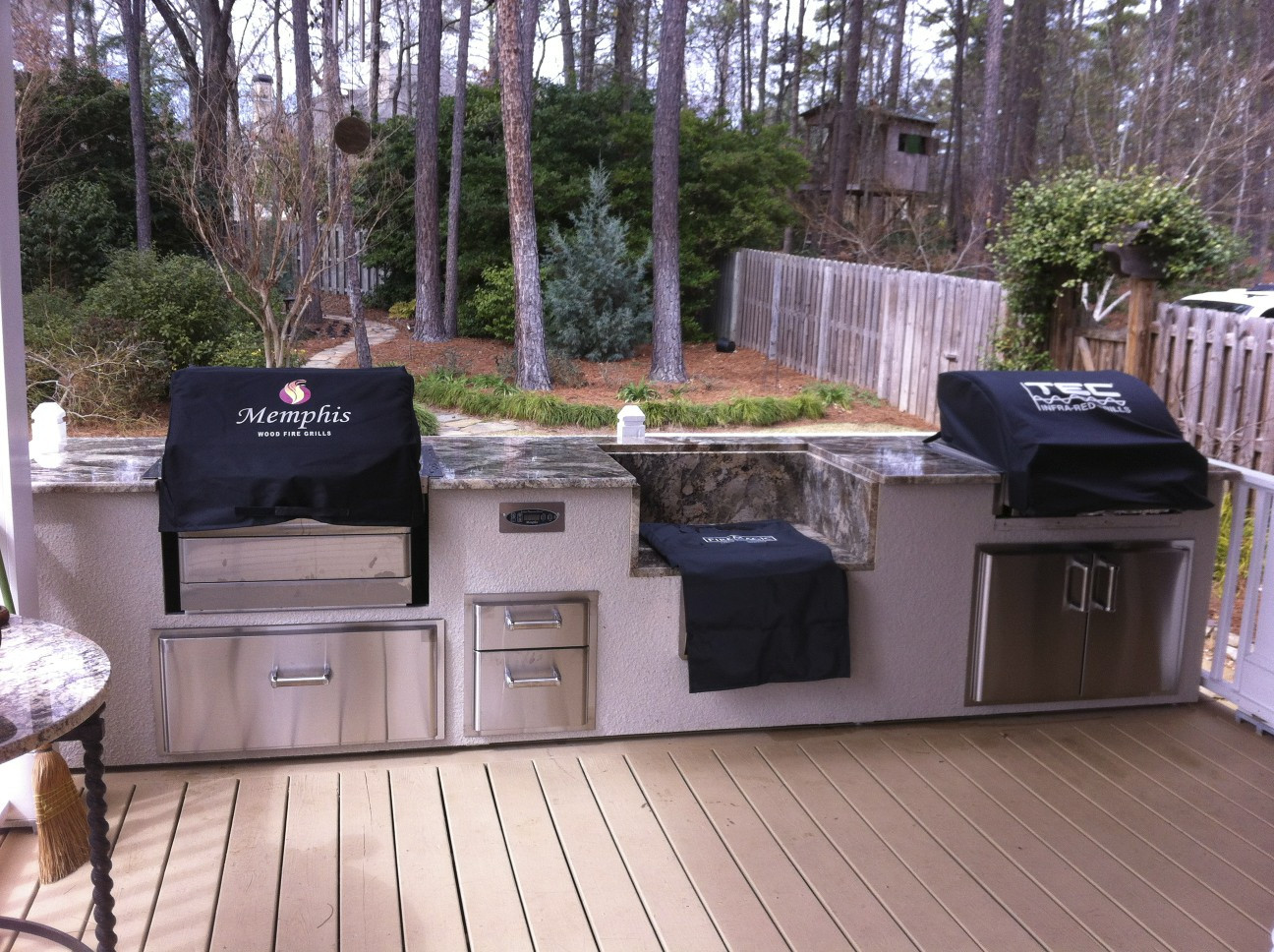 Outdoor Kitchen Smoker
 Memphis Pro Grill 304 SS Fireside Outdoor Kitchens