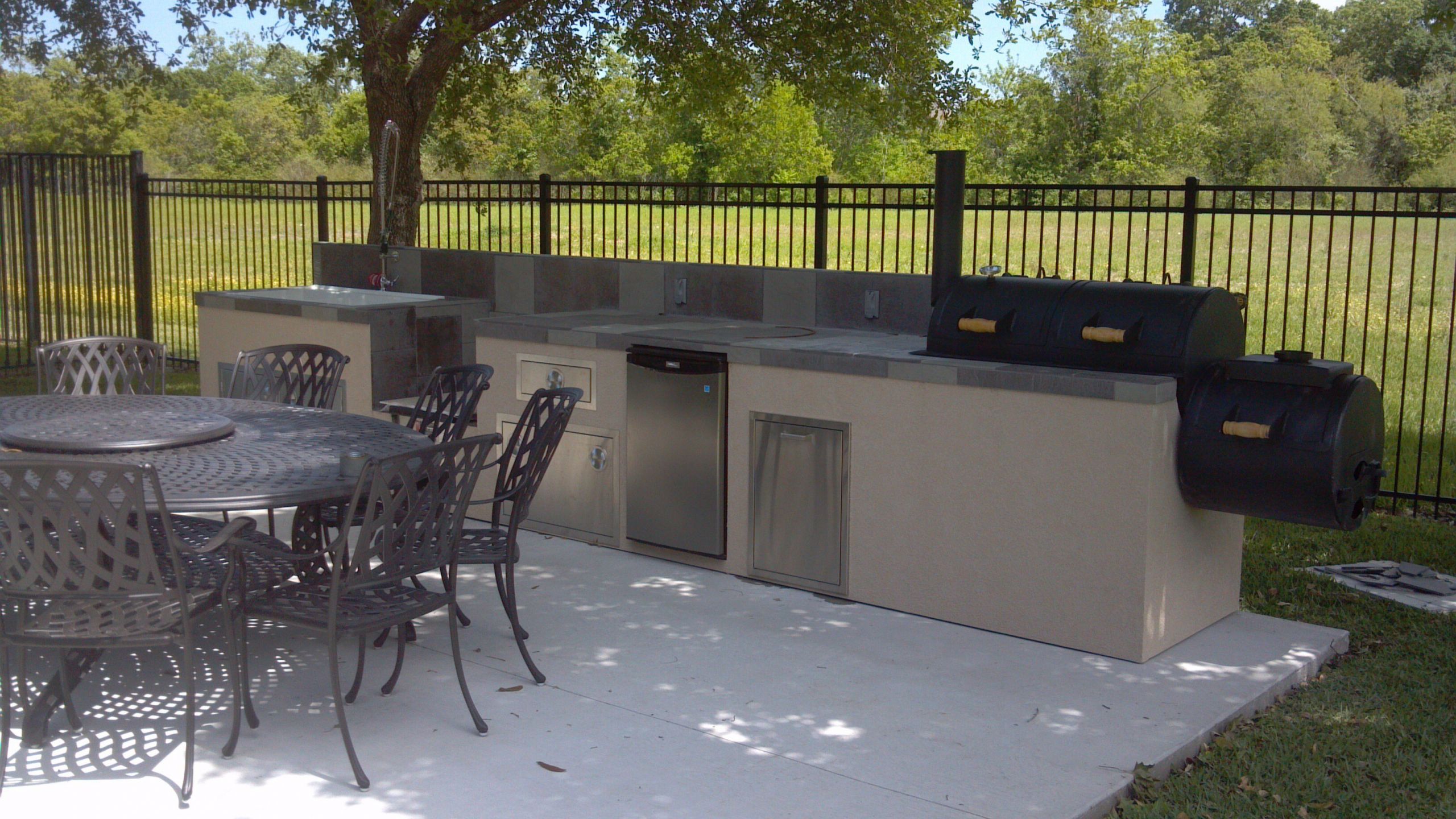 Outdoor Kitchen Smoker
 Outdoor Kitchen Equipment Houston Outdoor Kitchen Gas