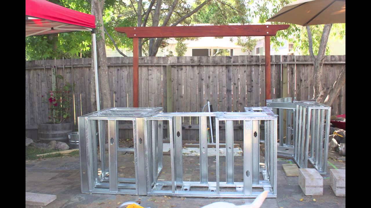 Outdoor Kitchen Steel Frame Kit
 Steel Outdoor Kitchen Frames Home Interior Frame Roof Kits
