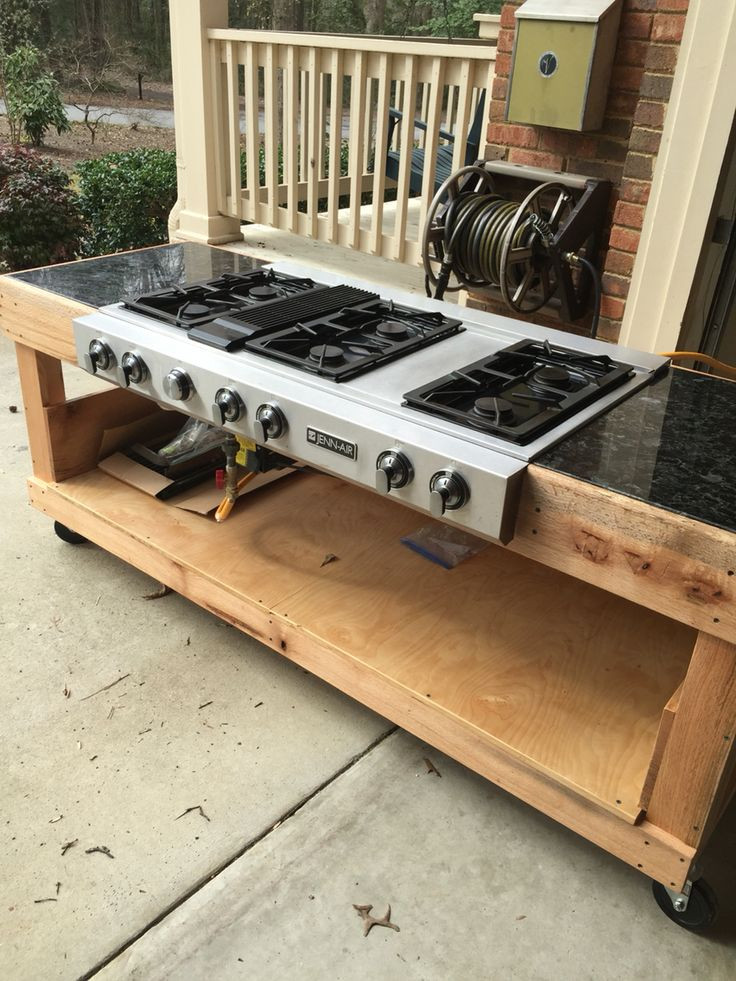 Outdoor Kitchen Stove
 OUTDOOR COOKER I built an outdoor cooker so that I can use