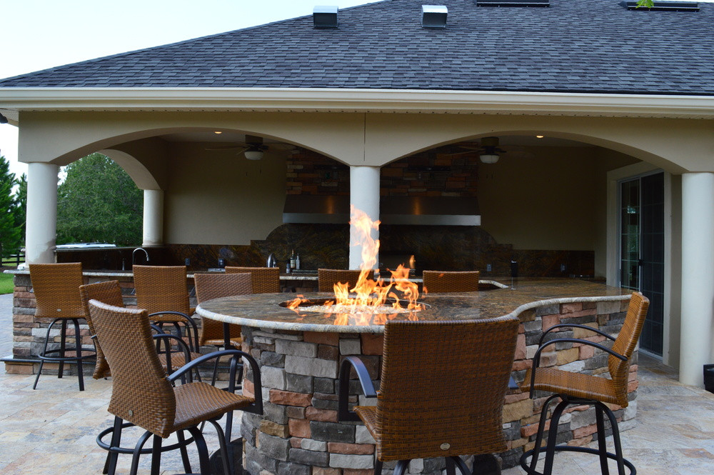 Outdoor Kitchen Tampa
 Tampa Outdoor Kitchen Fire Table