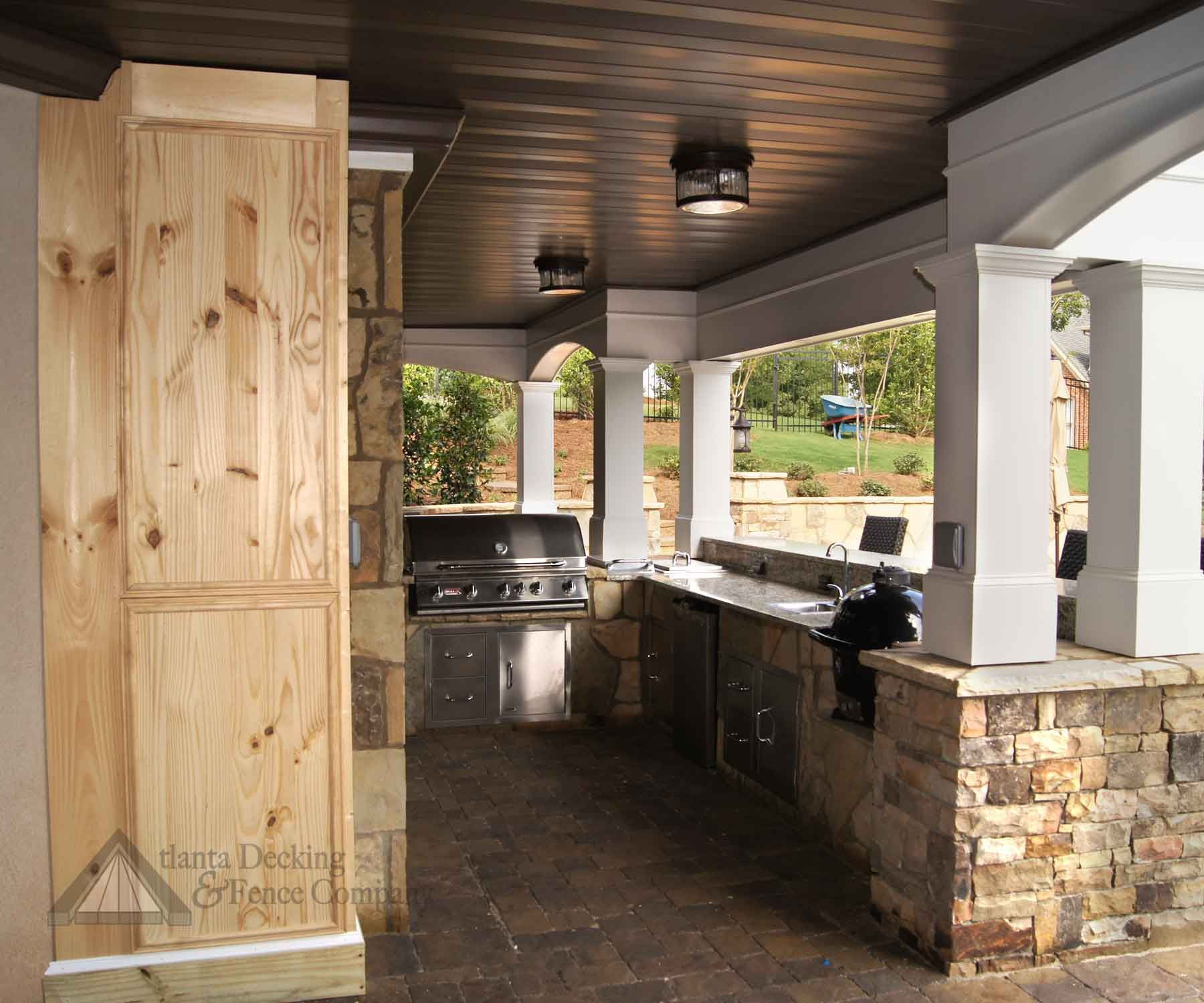 Outdoor Kitchen Under Deck
 outdoor kitchen under a small deck