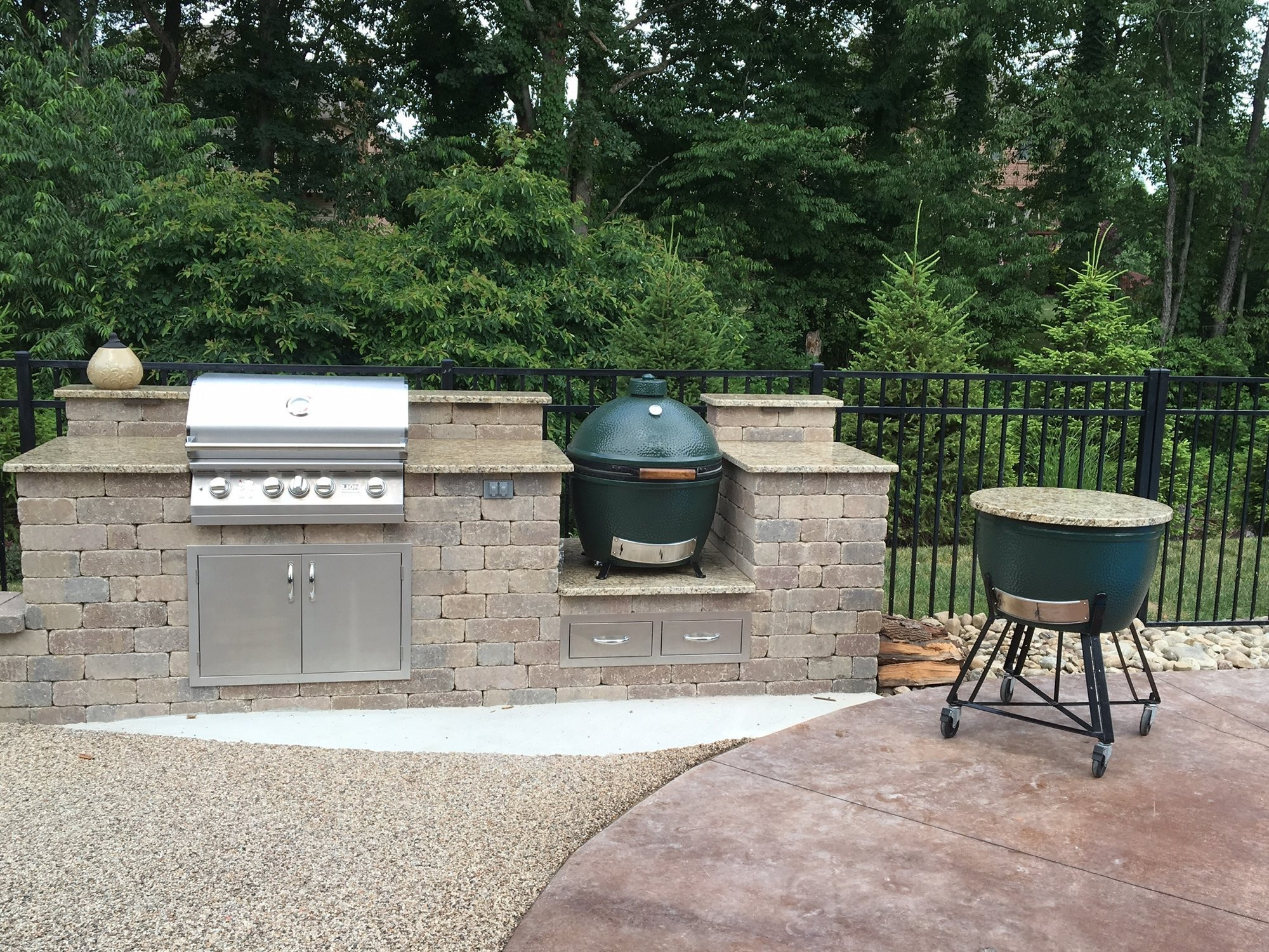 Outdoor Kitchen With Green Egg
 Outdoor Kitchen Island — Big Green Egg EGGhead Forum