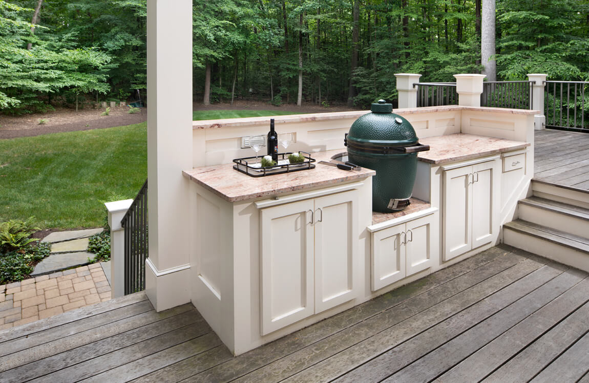 Outdoor Kitchen With Green Egg
 Everything You Need to Know to Plan Your Outside Kitchen