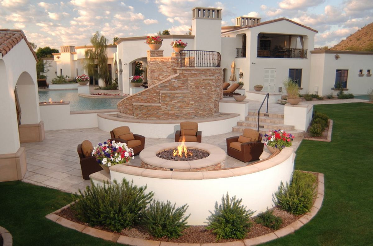 Outdoor Landscape Firepit
 Beautiful & Inspiring Outdoor Firepits