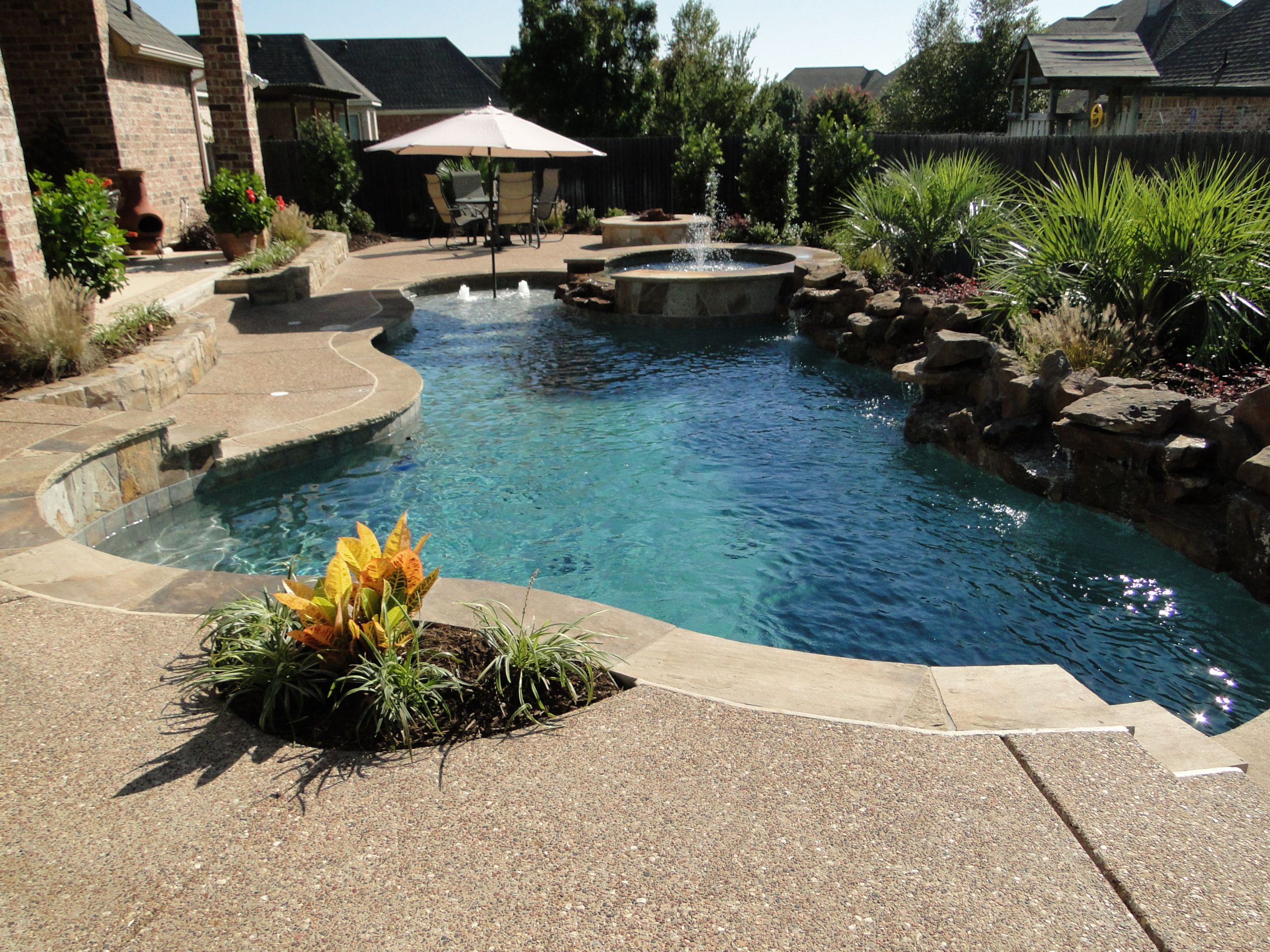 Outdoor Landscape Pool
 Backyard Landscaping Ideas Swimming Pool Design